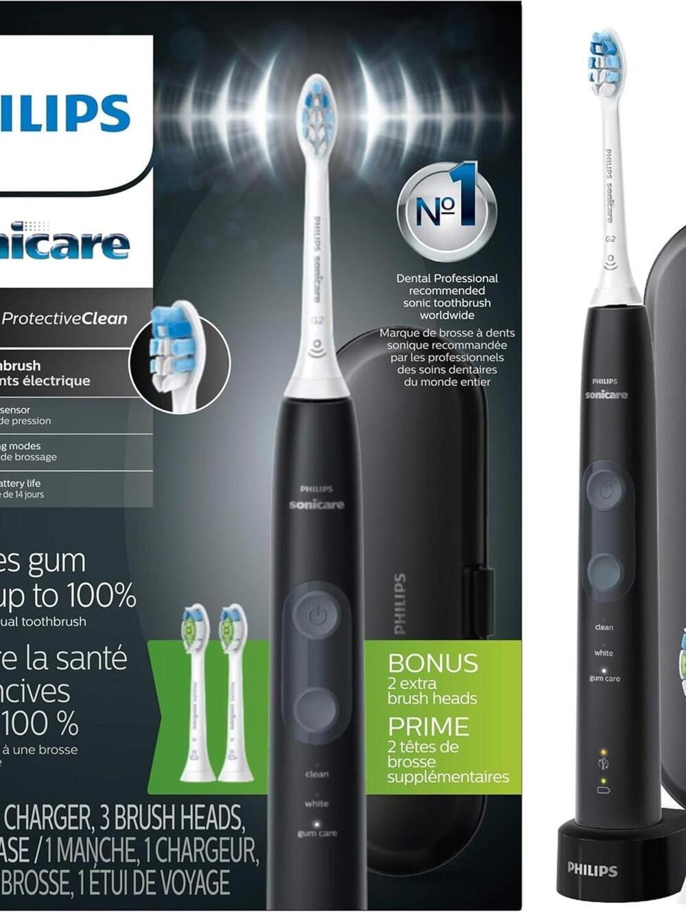 Used - Philips Sonicare ProtectiveClean 5300 Rechargeable Electric Toothbrush